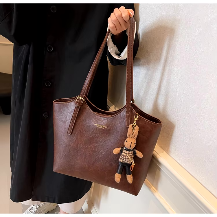 Borsa Tote Ecopelle Vintage Donna