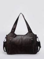 Borsa Tracolla Ecopelle con Zip Donna