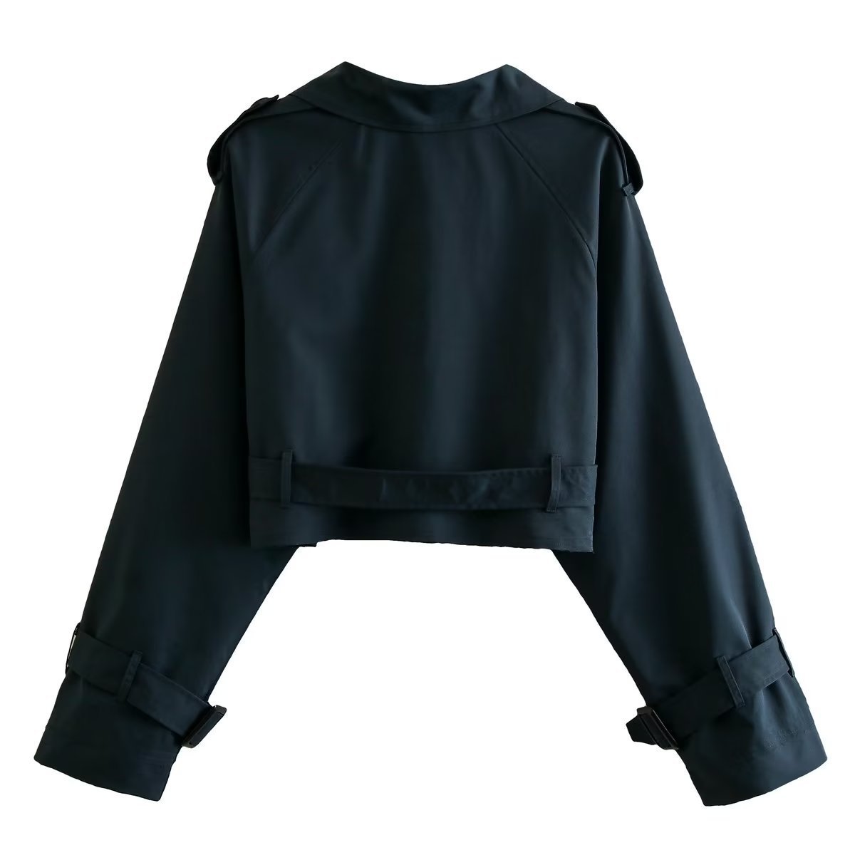 Trench Corto con Bottoni Donna