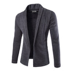 Blazer Casual Tessuto Traspirante Uomo Argento