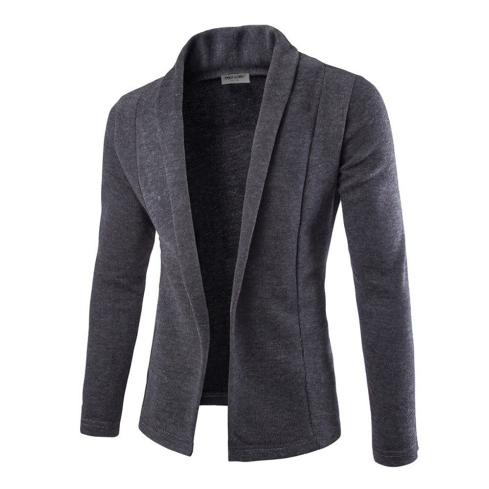 Blazer Casual Tessuto Traspirante Uomo Argento