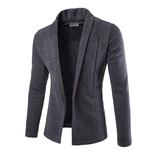 Blazer Casual Tessuto Traspirante Uomo Argento