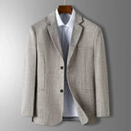 Blazer Vestibilità Regolare Uomo Grigio