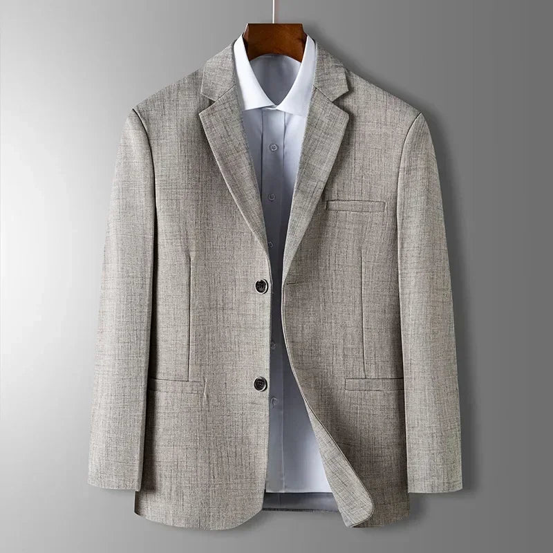 Blazer Vestibilità Regolare Uomo Grigio
