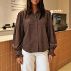 Camicia Maniche A Palloncino Donna