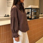 Camicia Maniche A Palloncino Donna