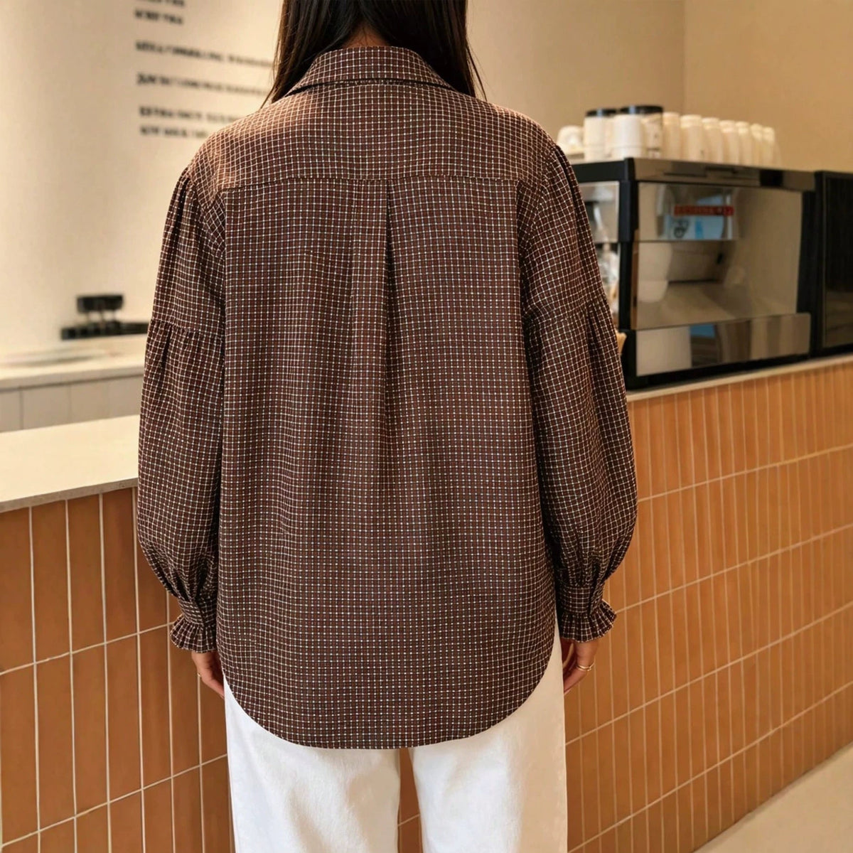 Camicia Maniche A Palloncino Donna