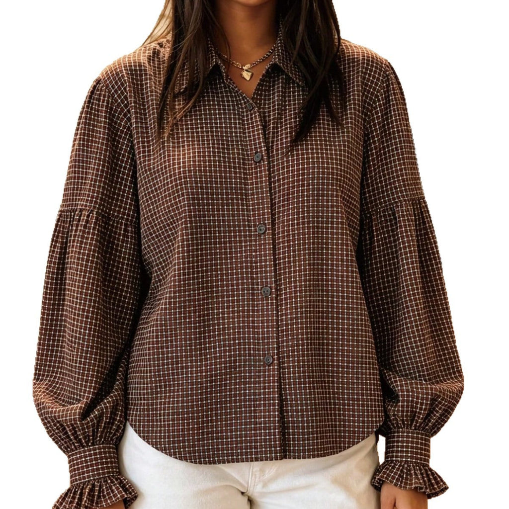 Camicia Maniche A Palloncino Donna