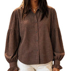Camicia Maniche A Palloncino Donna