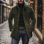 Cappotto Corto Velluto A Coste Uomo