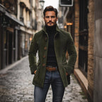 Cappotto Corto Velluto A Coste Uomo