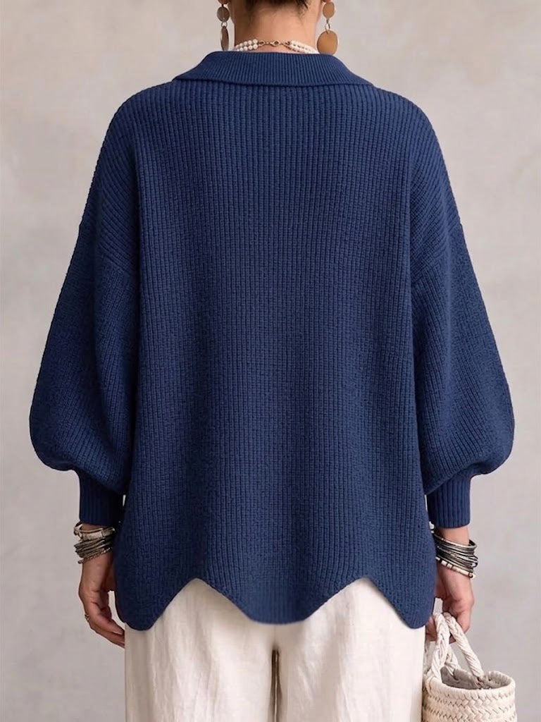Cardigan Bottoni Dorati In Maglia Donna