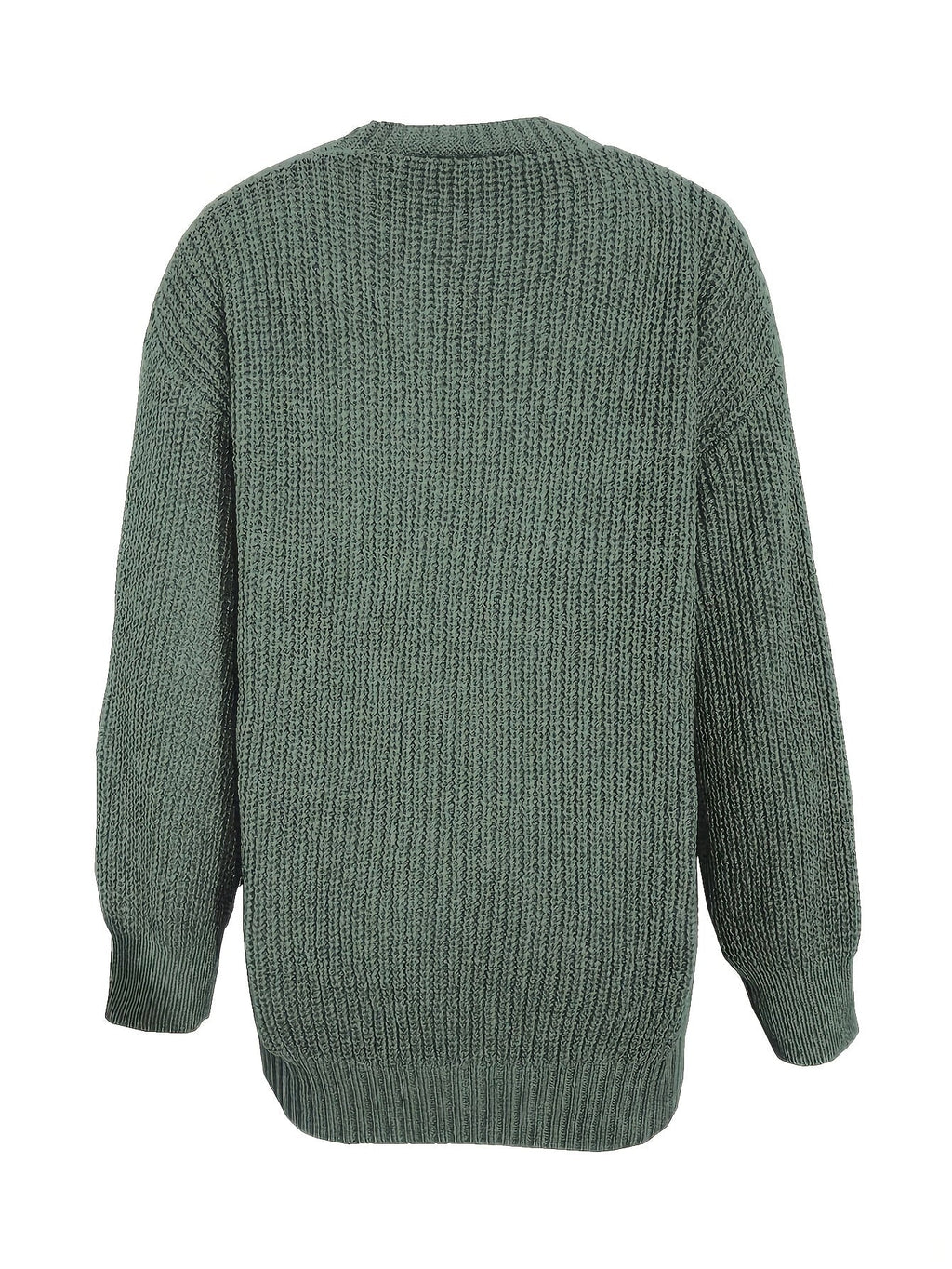 Cardigan Comodo Con Bottoni E Tasche Donna