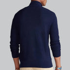 Cardigan Con Zip In Maglia Uomo