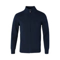 Cardigan Con Zip In Maglia Uomo Blu navy