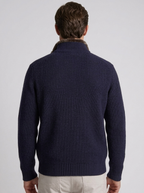 Cardigan In Maglia Collo Pelliccia Uomo