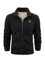 Giacca In Pile Zip Intera Uomo Nero