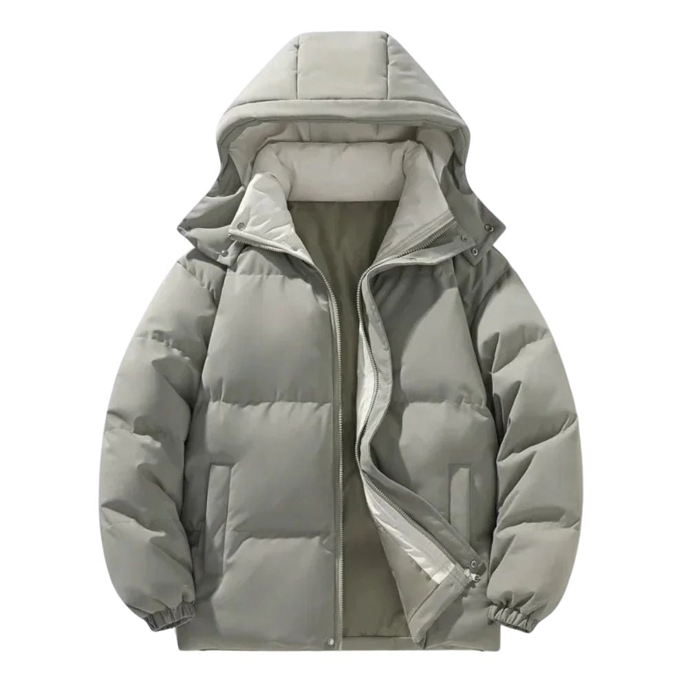 Giacca Invernale Antivento Termica Uomo Grigio