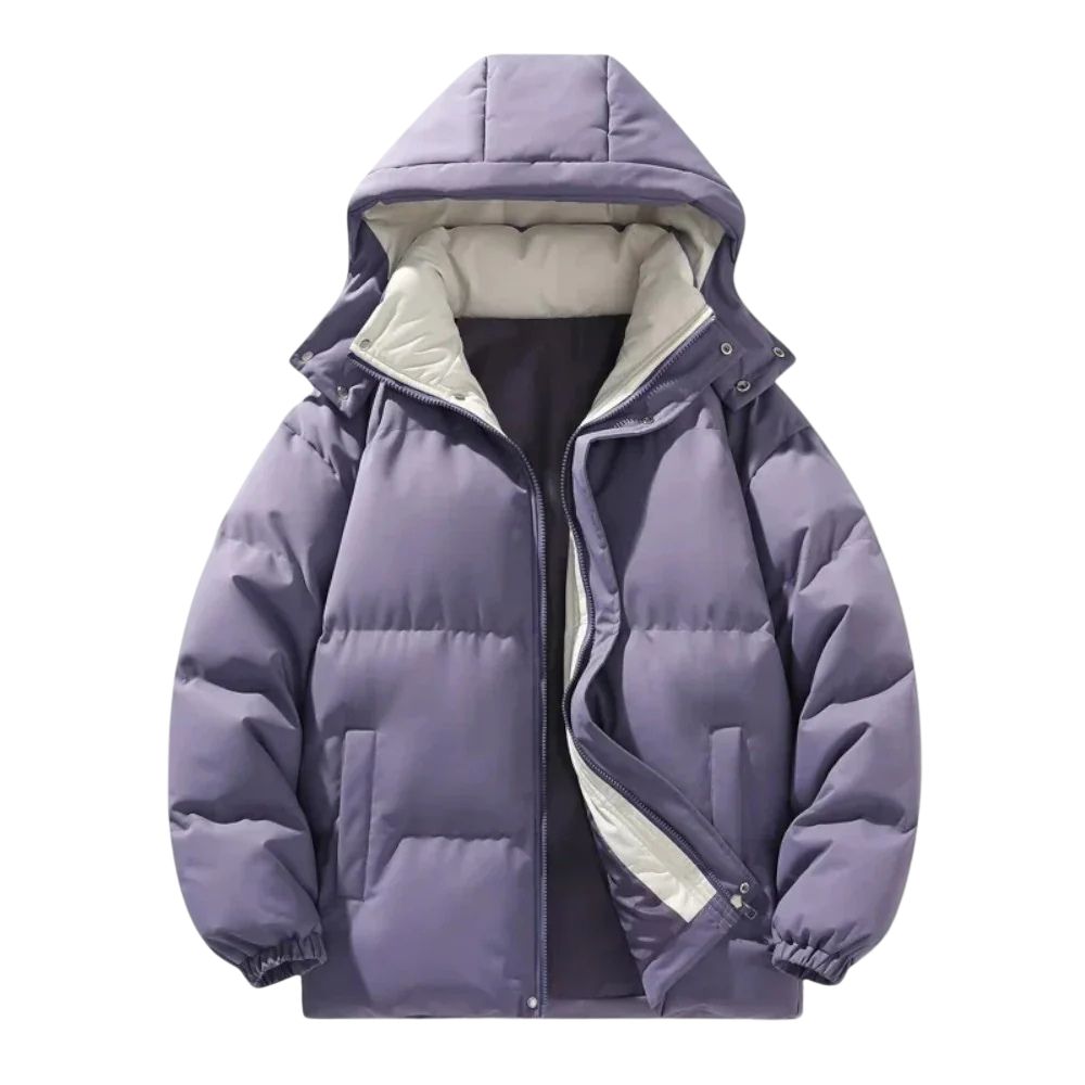 Giacca Invernale Antivento Termica Uomo Viola