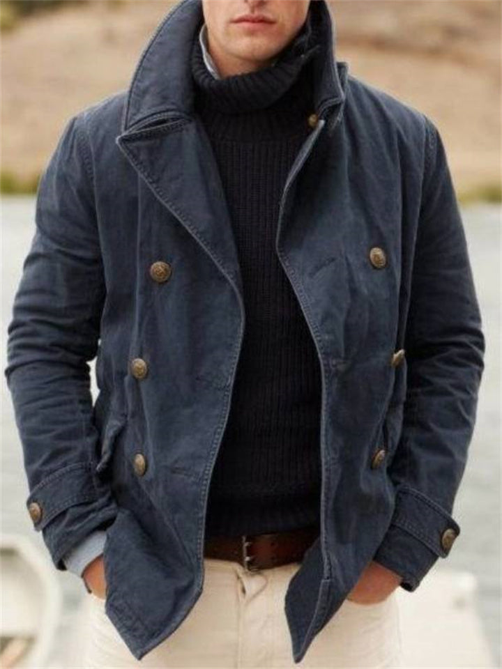 Giacca Invernale Strutturata Uomo Blu