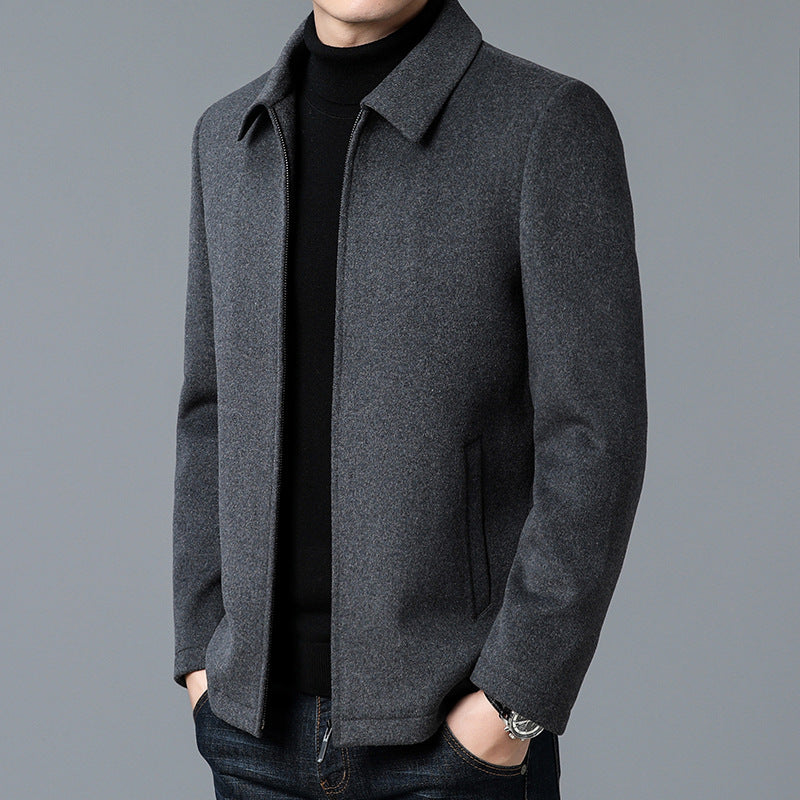 Giacca Misto Lana Taglio Sartoriale Uomo