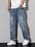 Jeans Dritti Casual Uomo