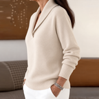 Maglione Scollo A V Donna