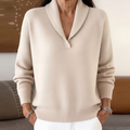 Maglione Scollo A V Donna Panna