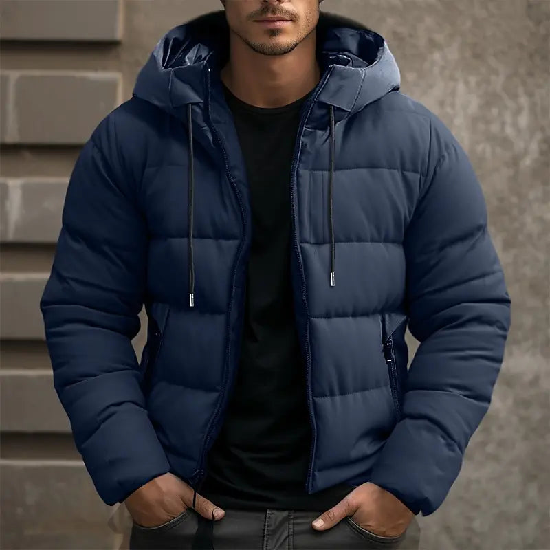 Piumino Impermeabile Traspirante Uomo Blu scuro