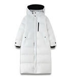 Piumino Lungo Oversize Con Cappuccio Donna