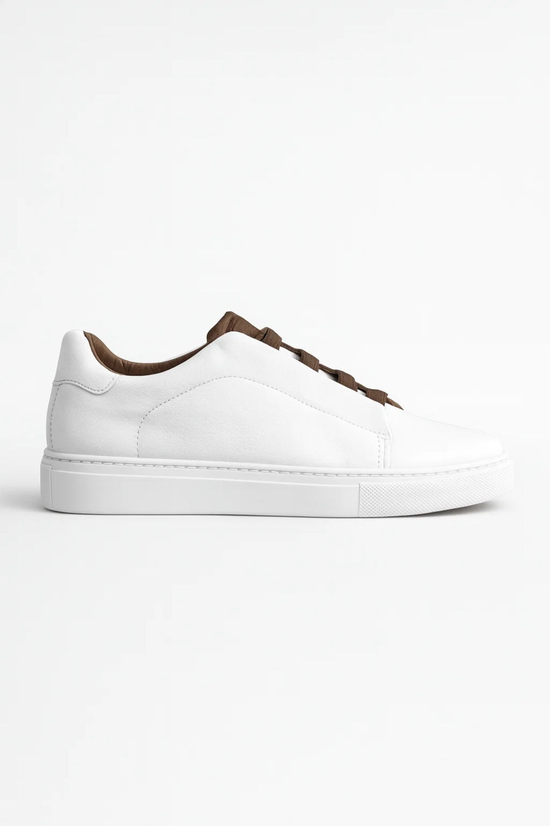 Sneakers Basse Stringate Uomo Bianco