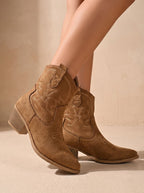 Stivaletti Western Ricamati Donna