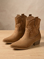Stivaletti Western Ricamati Donna