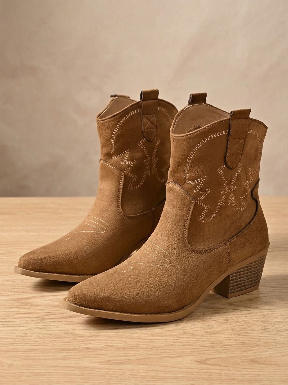 Stivaletti Western Ricamati Donna