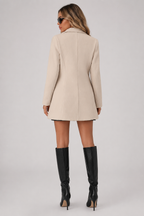 Cappotto Corto Lana con Bottoni Donna