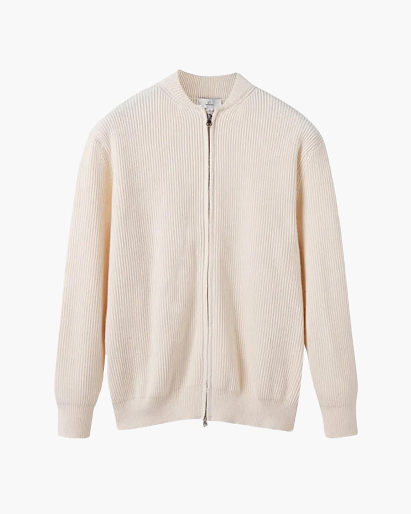 Cardigan con Zip Girocollo Uomo