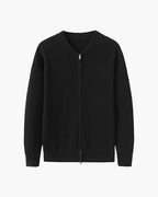 Cardigan con Zip Girocollo Uomo