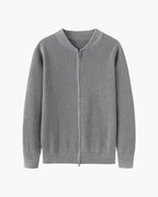Cardigan con Zip Girocollo Uomo