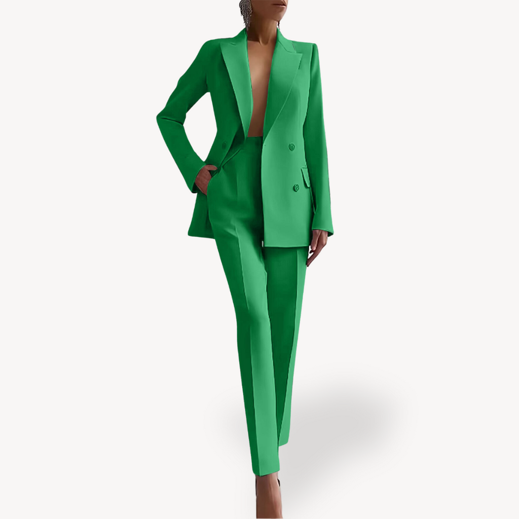 Completo Blazer Lungo e Pantaloni Donna