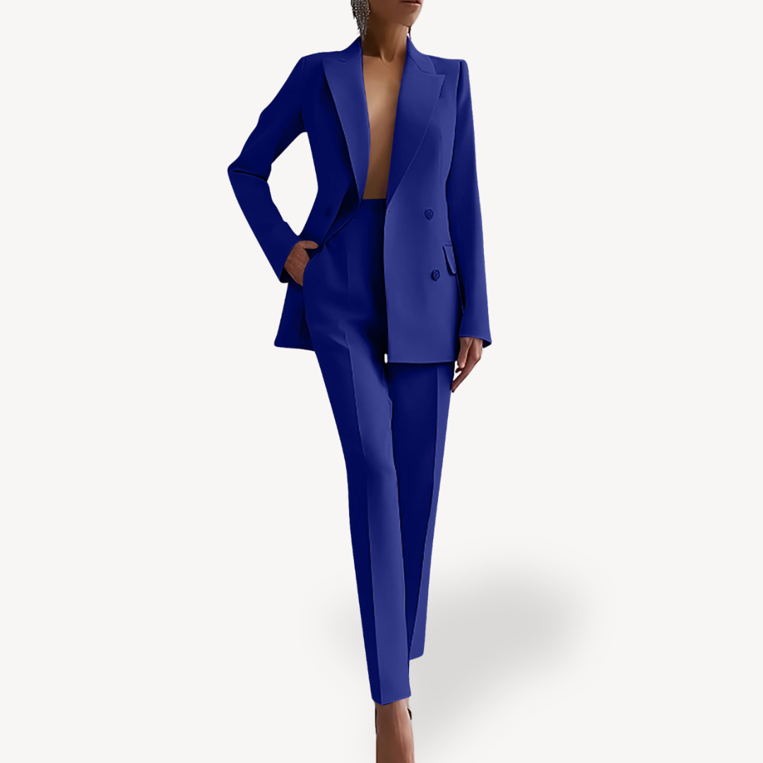 Completo Blazer Lungo e Pantaloni Donna