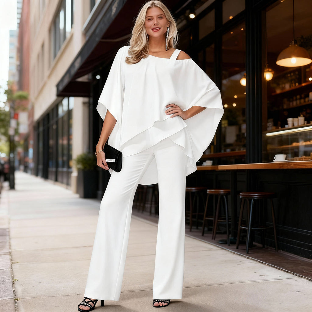 Completo Top e Pantaloni Palazzo Donna