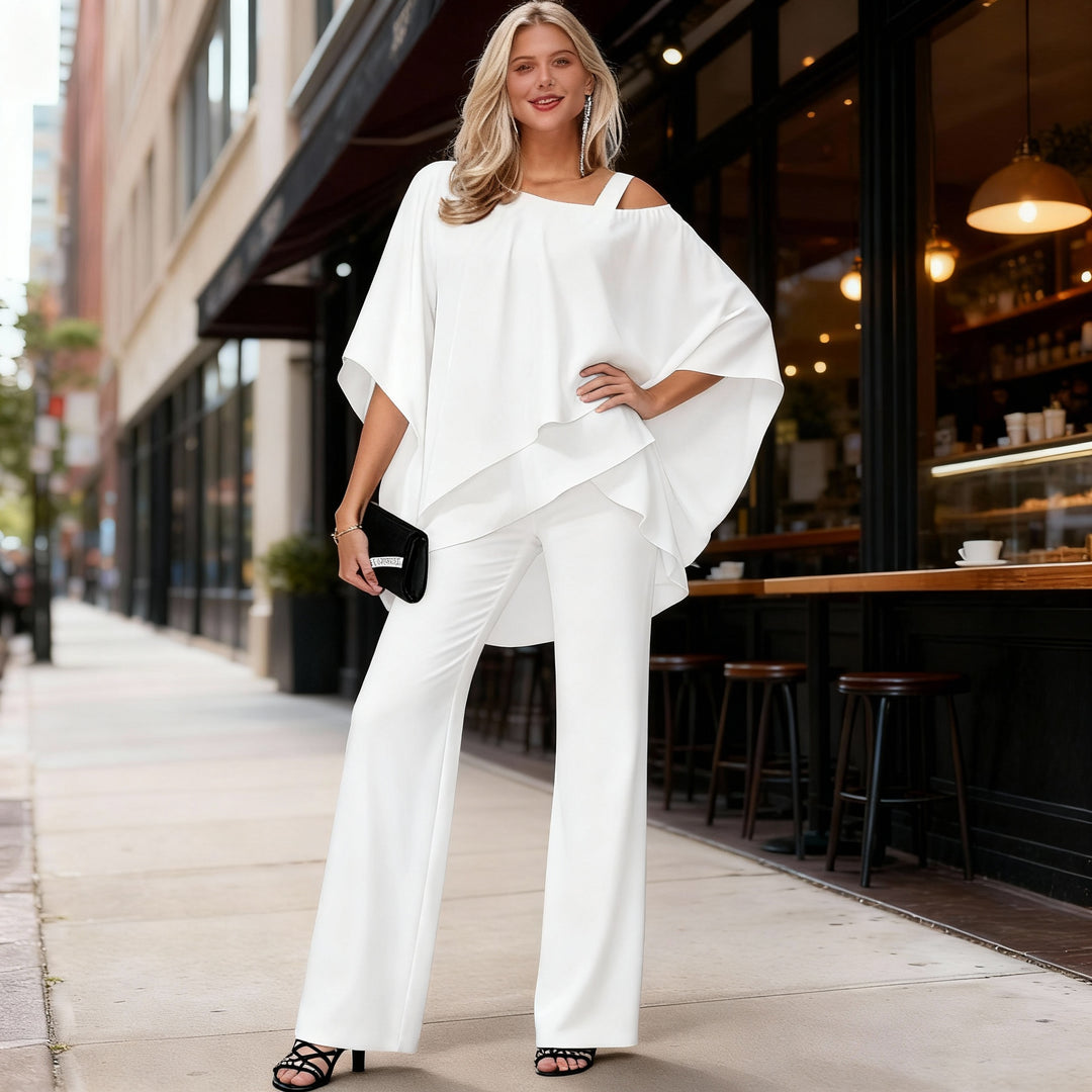 Completo Top e Pantaloni Palazzo Donna