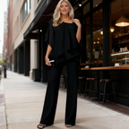 Completo Top e Pantaloni Palazzo Donna