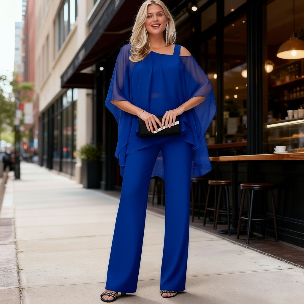 Completo Top e Pantaloni Palazzo Donna