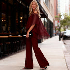 Completo Top e Pantaloni Palazzo Donna