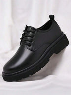 Scarpe Derby Stringate Suola Spessa Uomo