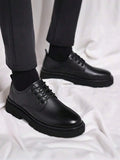 Scarpe Derby Stringate Suola Spessa Uomo