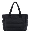 Borsa Tote Trapuntata con Zip Donna