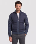 Cardigan Trapuntato con Zip Uomo