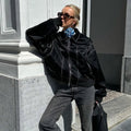 Giacca Ecopelle Oversize Donna